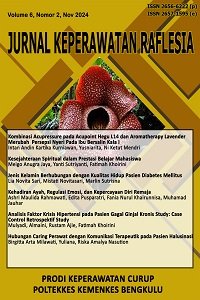 					View Vol. 6 No. 2 (2024): Jurnal Keperawatan Raflesia Prodi Keperawatan Curup Volume 6 No 2 2024
				