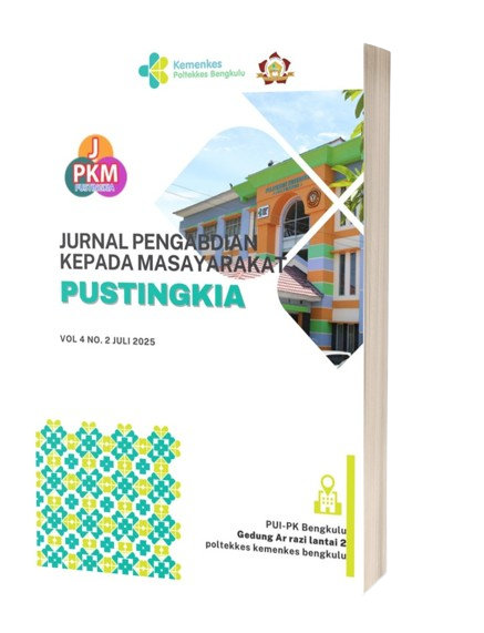 Cover Jurnal Pengabdian Kepada Masyarakat Pusat Unggulan Iptek Penanggulangan Stunting Berbasis Kesehatan Ibu dan Anak